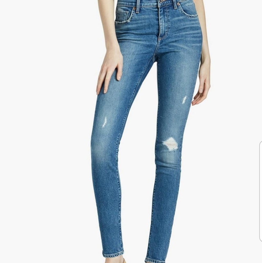 Lucky Brand Bridgette Distressed Skinny Jean